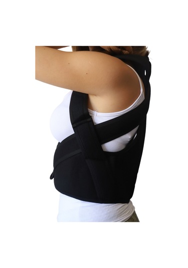 Dik Duruş Korsesi Balenli Unisex Kamburluk Önleyici Korse Koltuk Altı Acıtmayan Tasarım