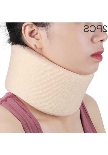 Dm 2 Adet 003 Ev Süngeri Boyunluk Nefes Alabilir Ayarlanır M Bej