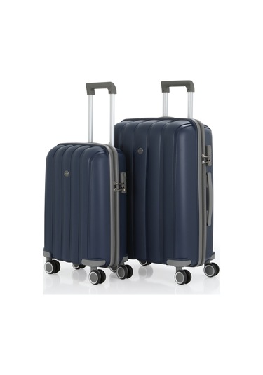 Mçs Polipropilen 2li Valiz Seti Orta & Kabin V305 S21yy1000076-set 11013 Gri - Lacivert