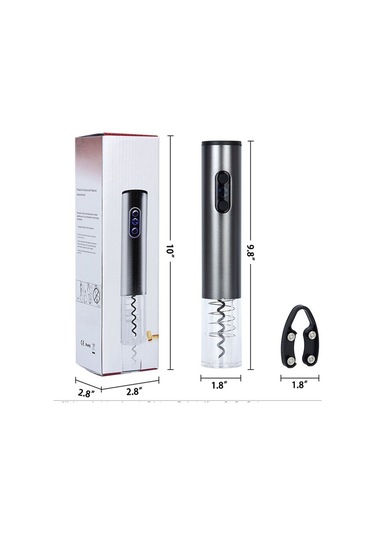 Schulzz Elektrikli Şarap Şişe Açacağı Şarap Kiti Tirbuşon Çok Renkli