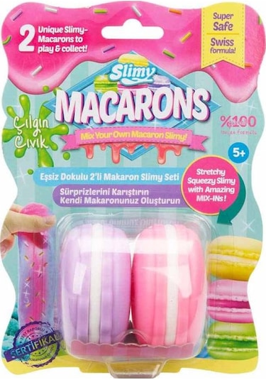 Slimy 2'li Macaron  Slime