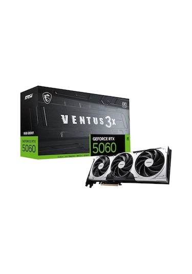 Msı Geforce Rtx 5060 8gb Ventus 3x Oc Gddr7 128bit Dx12 Gaming Aeae1msı0221