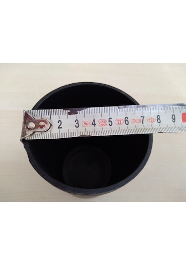 Kokusuz Araç Ev Ofis Pratik Yuvarlak Küllük Siyah 7.5 CM 2 Adet