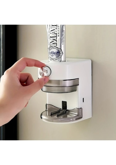 Fastbuy Challenger Akıllı Otomatik Diş Macunu, Şarjlı Batarya, Beyaz, Ayarlanabilir Pompalı Beyaz