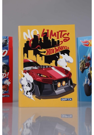 Yeni Sezon Lisanslı Hot Wheels A6 Çizgili Not Defteri