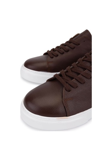 Tamer Tanca Erkek Hakiki Deri Kahverengi Sneakers & Spor Ayakkabı 1166 25501 Erk Ayk Sk25-26 Kahve Kahve