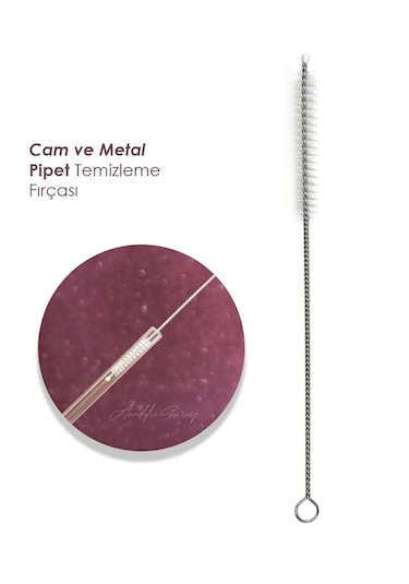 3 Lü 24 Cm Pipet Temizleme Teli İnce Alanlar İçin