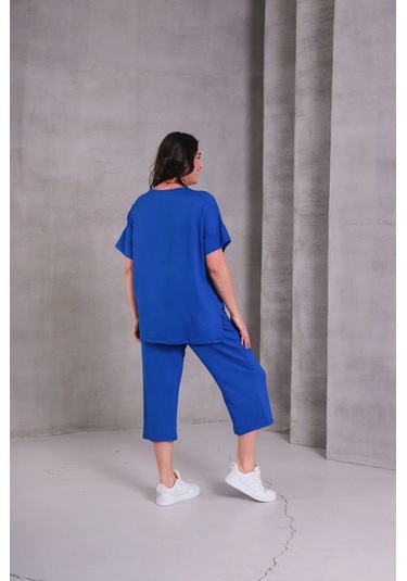 Önü Çimalı Takım Mavi