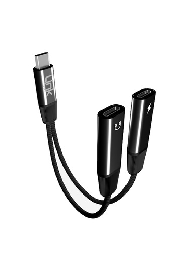 Linktech A203 Type-c To Type-c + Type-c 65w 2in1 Dönüştürücü Adaptör -