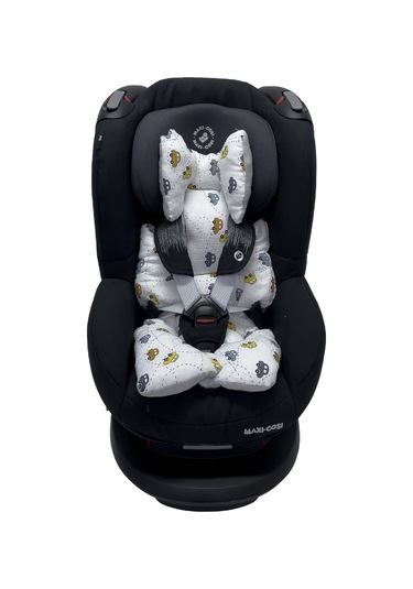 Ezh Collection 8011 Müslin Puset ve Oto Koltuğu Minderi Sarı-Gri