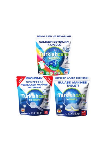 Toz Tablet Bulaşık Makinesi Deterjanı Ve Renkli Ve Beyazlar İçin Çamaşır Kapsül Paketi