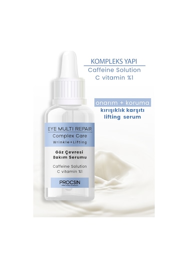 Procsın Göz Altı Torbalanma Ve Morluk Karşıtı Aydınlatıcı Göz Çevresi Serumu 20 ML