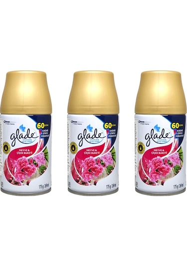 GLADE YEDEK SPREY ODA KOKUSU MEYVE & ÇİÇEK BUKETİ 269 ML x 3 ADET