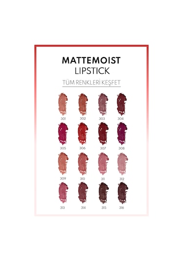 Note Cosmetique Mattemoist Lipstick Mat Bitişli Ruj 305 Show - Pembe