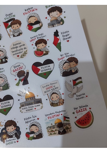 Filistin Temalı Sticker