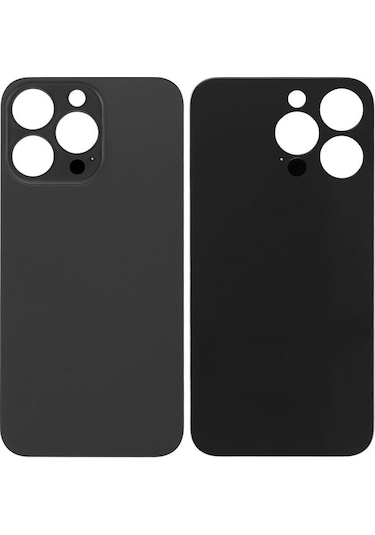 Apple Uyumlu iPhone 13 Pro Arka Pil Batarya Kapağı - Lens Hariç Siyah