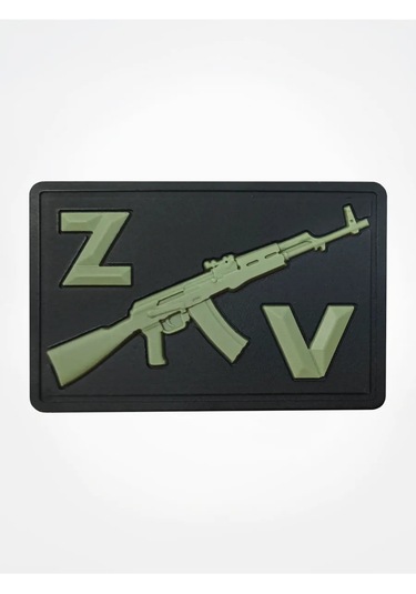 Tactochno Pvc Şerit "z Ve V Ak-47" Siyah Arka Plan 220523661