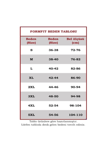 Formfit Kadın Form Fit Dikişsiz Mideli Slip Korse Toparlayıcı 810
