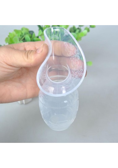 Sarı Manuel Emzirme Pompası Manuel Anne Sütü Silikonu Süt Şişeli