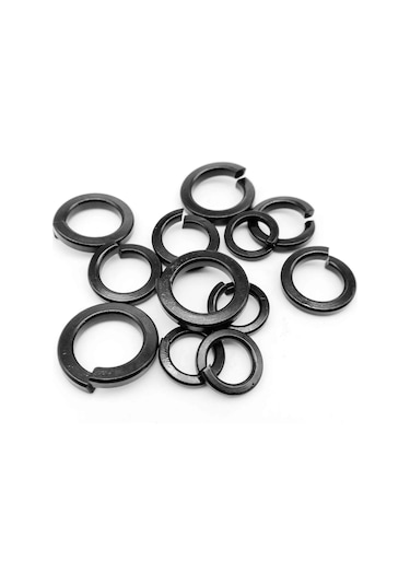 Metal Yıkayıcılar 1000 Pc Karışım Boyut Kiti M1.6 M2 M2.5 M3 M3.5 M4 M5 M6 M8 Siyah Gb93 Yay Split Kilit Yıkayıcı Elastik Conta Seti