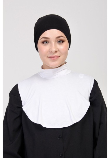 Düz Balıkçı Yakalı Kurtarıcı Boyunluk Beyaz