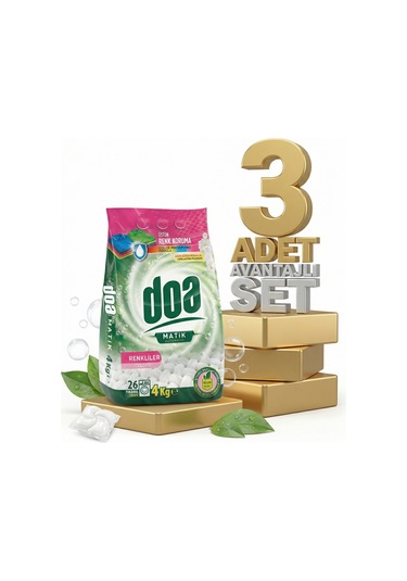Doa Matik Deterjan Renkliler 3x4 Kg