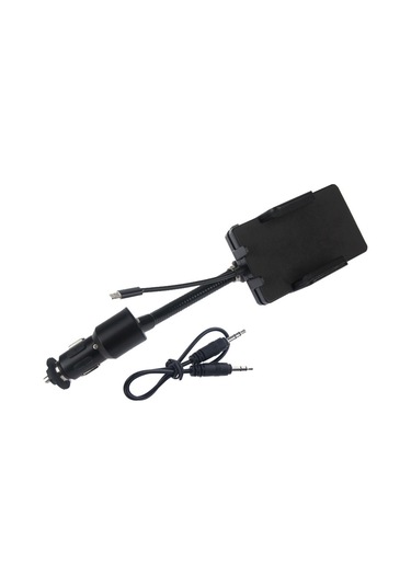 8 Pin Fiş Araç Şarj Tutucu Müzik Lcd Fm Radyo Geniş Handsfree Verici İphone 6 & 6 Plus / İphone 5s & 5c / Samsung / Htc