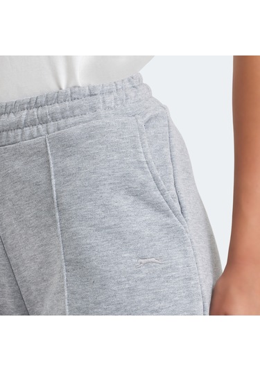 Slazenger VIXI Kadın Cepli Gri Şort