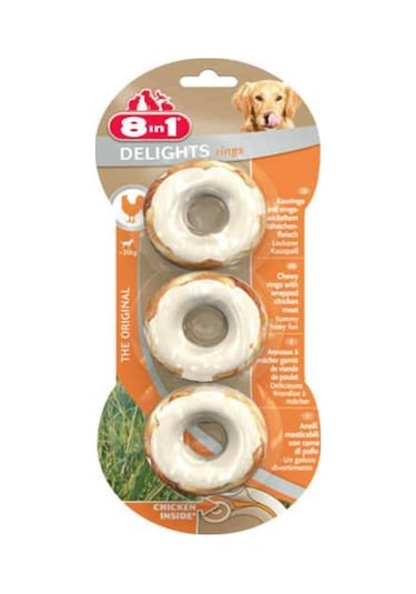 8in1 Delights L Tavuklu Köpek Ödül Kemiği 119 G