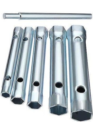 6 Parça Kovan Tipi Lokma Anahtarı 8 – 17 Mm Arası Anahtar Set