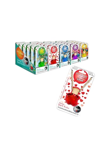 Koku Asma Şişeli Koku Love Aromagic 6 Adet