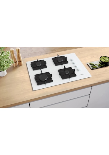 Siemens HB012FBW1T - EO7C2PP30O - LC63KPJ20T 3 Parça Beyaz Ankastre Set