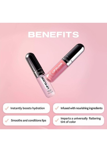 Sacheu Lip Elixir 3 Ü 1 Arada Renkli Dudak Parlatıcı 01 Bunny Ear 3.5ml 01 Bunny Ear