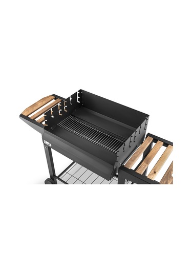 Grillia Grilchi Kömürlü Barbekü Mangal Önlük Hediyeli Siyah