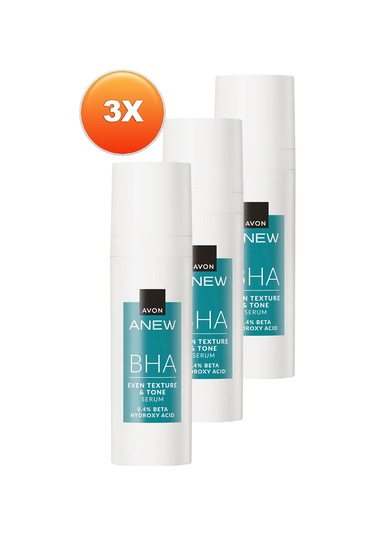 Avon Anew Bha Even Tone & Texture Cilt Tonu Görünümü Düzgünleştiren Serum 3 x 30 ML