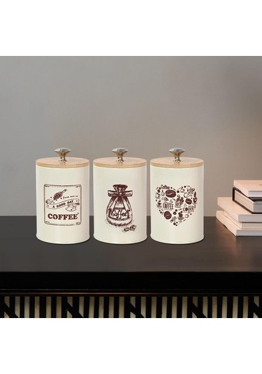 Suntek 3 Adet Mutfak Kutuları Çiftlik Evi Tezgahı Kiler Için Bej