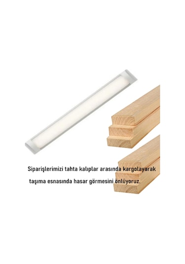 120 Cm 40 Watt Yatay Led Bant Armatür-trafolu Gün Işığı-4 Adettir Gün Işığı