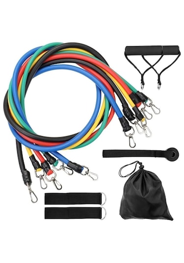 Profesyonel Direnç Lastiği 11 Parça Ağırlık Seti