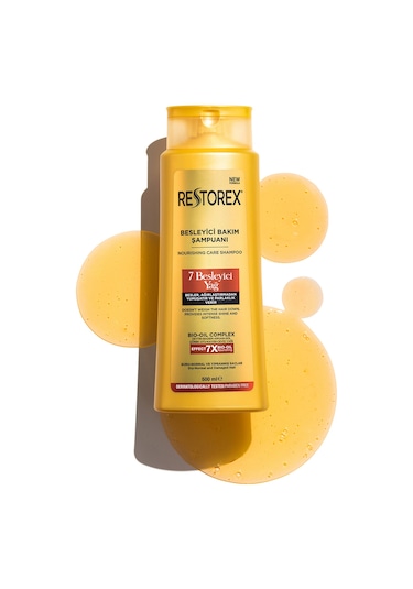 Restorex Besleyici Bakım Şampuanı 500 Ml - 7 Besleyici Yağ Göz Alıcı Parlaklık İpeksi Yumuşaklık