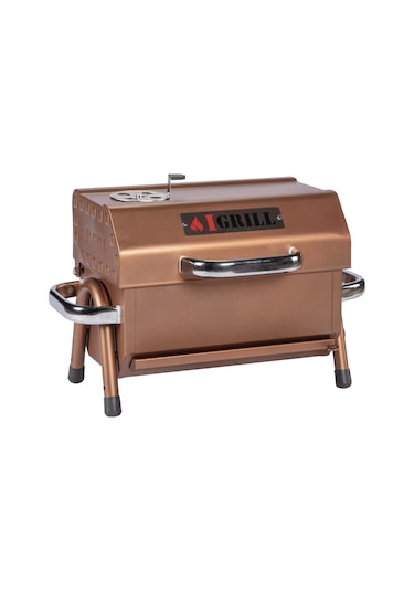 Igrıll Barbekü Cube 402 Mm Kömürlü Mangal Kahverengi