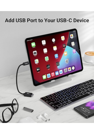 Usb C - Usb A 3.0 Adaptör Otg Thunderbolt 2'li Paket