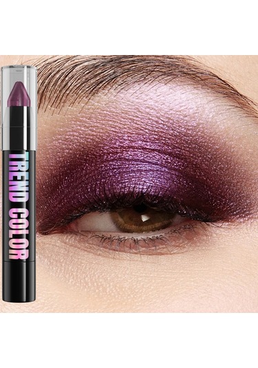 24 Renk Sedefli Glitter Göz Farı Eyeliner Kalem Su Geçirmez Mat Çıplak Göz Farı 11 Dark Topaz