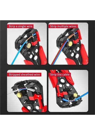 Jialan Profesyonel Elektrikçi Tel Aracı Kablo Tel Striptizci A