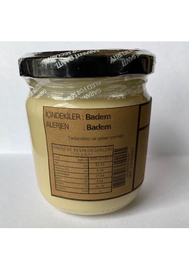 Hamm-Hum Sade Badem Ezmesi 180 G