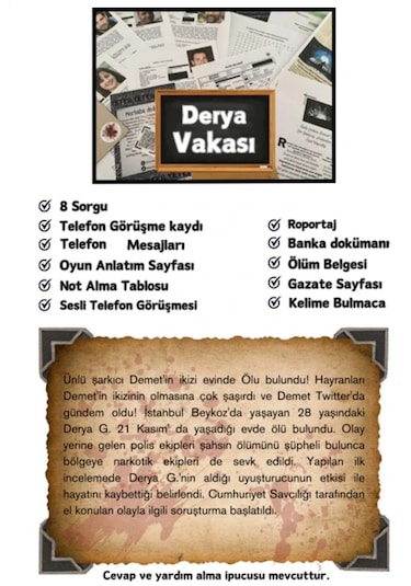 Dedektif Oyunu Dört Farklı Dava Pakedi Bir Arada