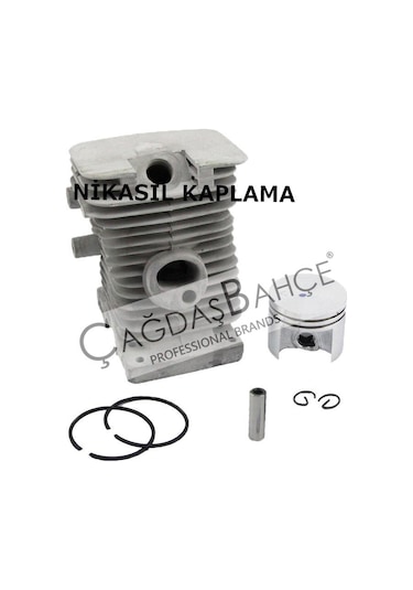 Stihl Ms170 Motorlu Testere Nikasil Silindir Piston Seti 37 Mm