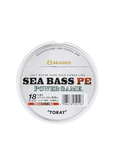 Toray Sea Bass Pe Power Game 150m 18lb F71l