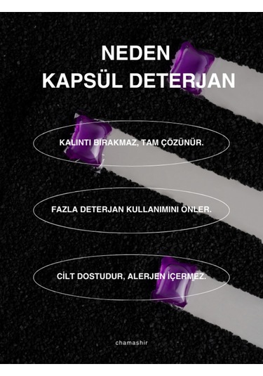 Kapsül Çamaşır Deterjanı 4'lü Deneme Paketi - Süsen - Sakura - Orkide - Lavanta Kokuları Diğer