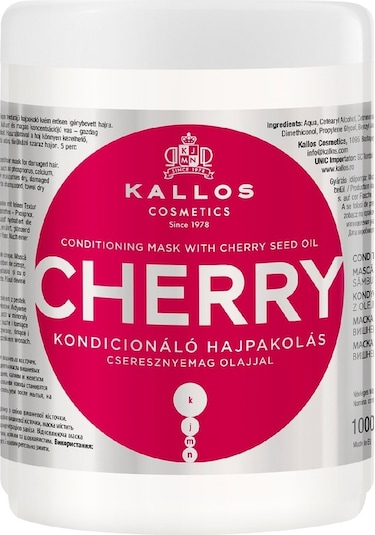 Kallos Cosmetics Cherry Kiraz Tohumu Yağlı Saç Maskesi 1 L