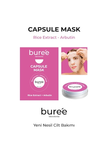 Kapsül Maske Rice Extract + Arbutin Capsul Mask
